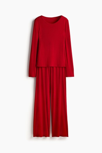 Pointelle Jersey Pajamas